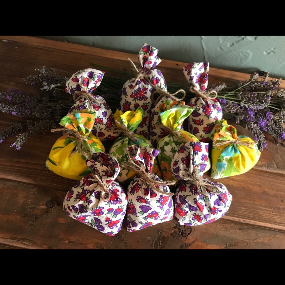 Lavender and Sage Sachets Set of 3 Stress Relief